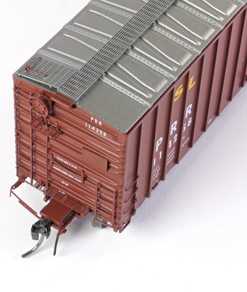 Tangent Scale Models HO 14026-03 PRR Shops X58 Plug Door Boxcar Pennsylvania Railroad 'Delivery 12-1965 X58B SL' PRR #114260