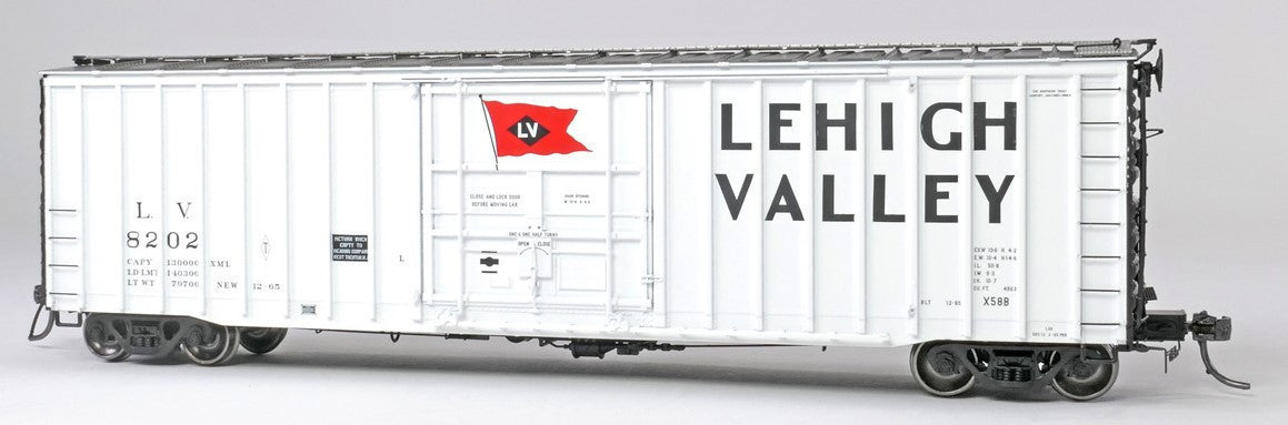 Tangent Scale Models HO 14036-10 PRR Shops X58 Plug Door Boxcar Lehigh Valley 'Delivery 12-1965 X58B' LV #8240