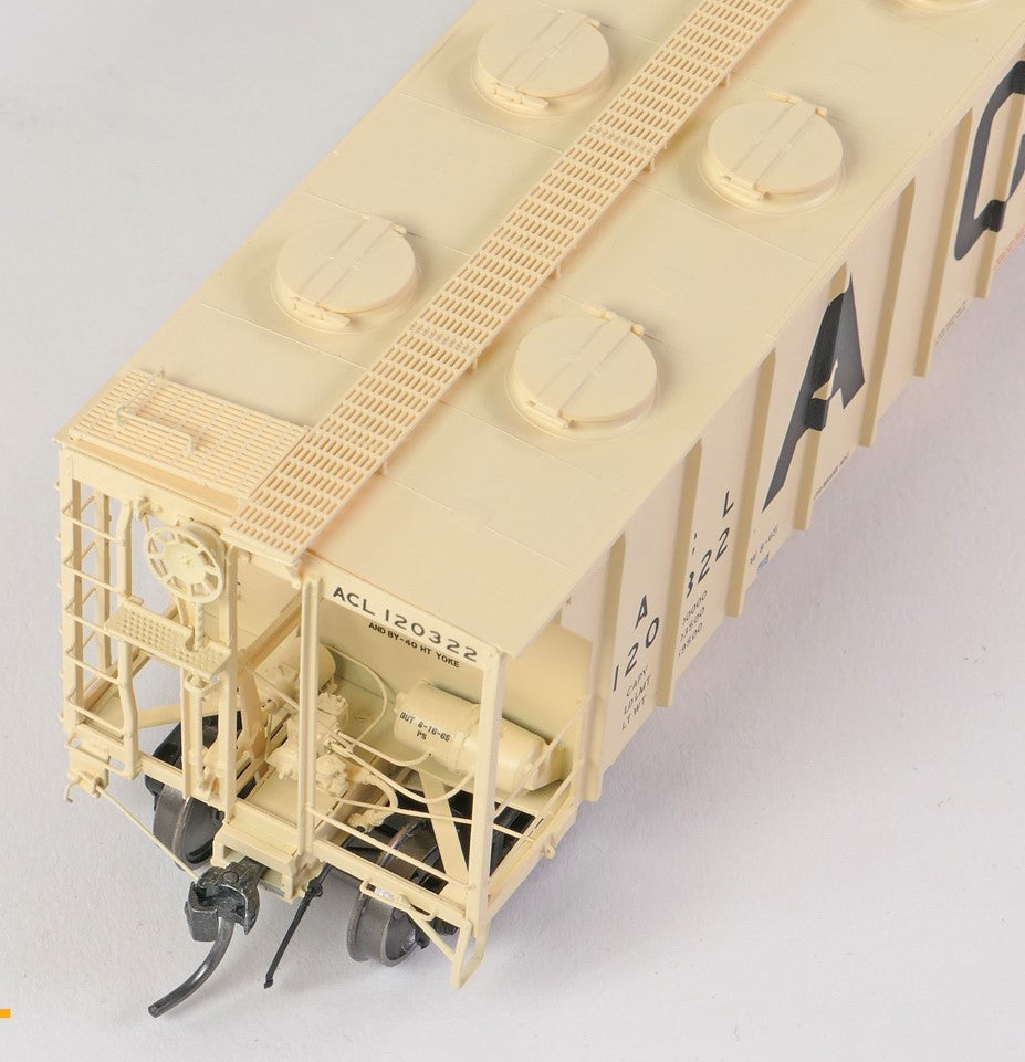 Tangent Scale Models HO 35160-04 Pullman-Standard 2929 Covered Hopper Atlantic Coast Lines 'Delivery Beige 8-1965' ACL #120135