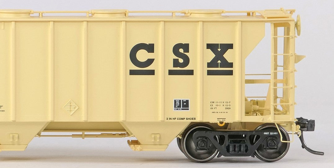 Tangent Scale Models HO 35161-05 Pullman-Standard 2929 Covered Hopper CSX 'Repaint 1989' CSXT #221227