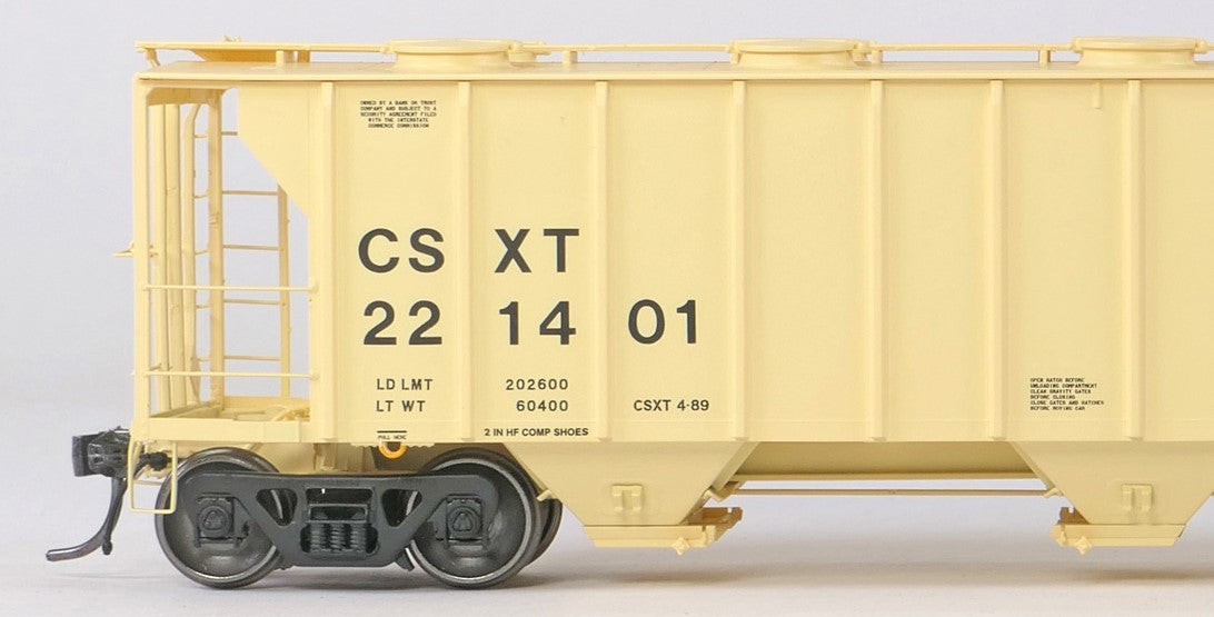 Tangent Scale Models HO 35161-06 Pullman-Standard 2929 Covered Hopper CSX 'Repaint 1989' CSXT #221288