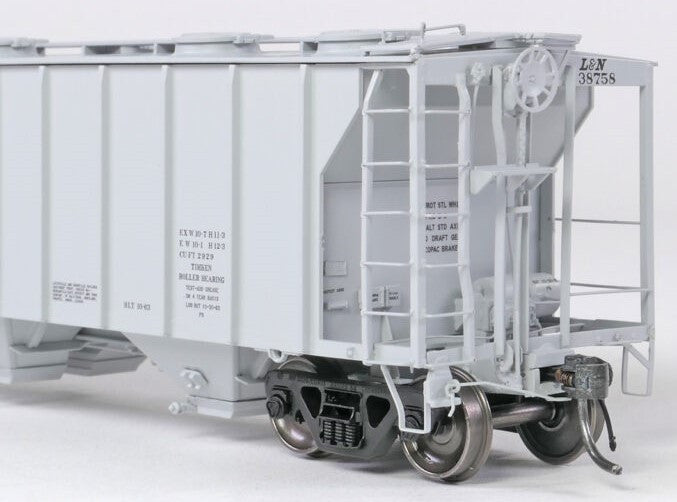 Tangent Scale Models HO 35162-08 Pullman-Standard 2929 Covered Hopper Louisville and Nashville 'Delivery Gray 10-1963' L&N #38771