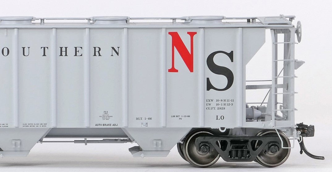 Tangent Scale Models HO 35163-04 Pullman-Standard 2929 Covered Hopper Norfolk Southern (Original NS) 'Delivery Gray 1-1966' NS #5038