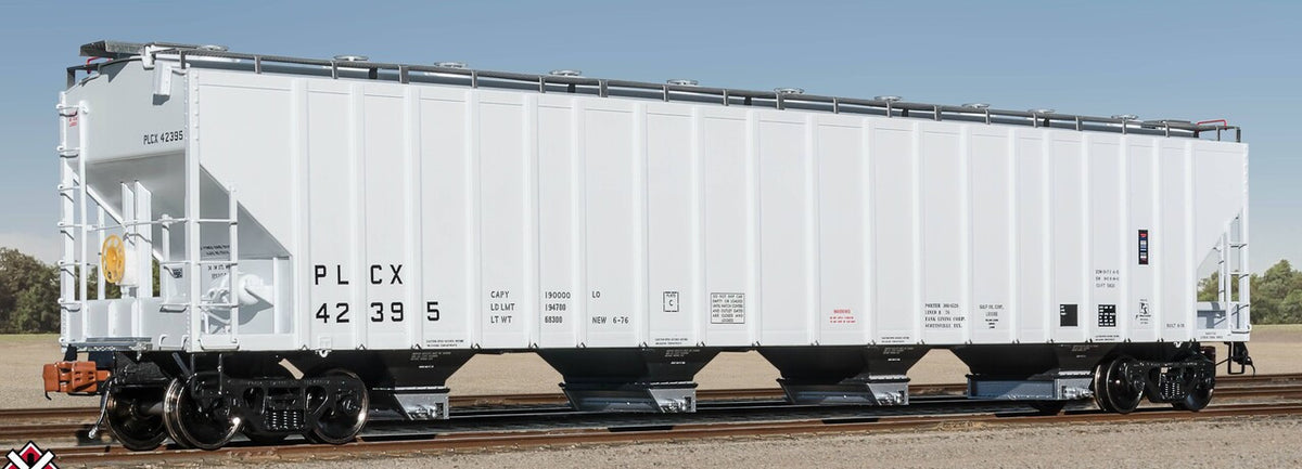 ScaleTrains Rivet Counter HO SXT39440 P-S 5820 Covered Hopper Pullman Leasing White PLCX #42485