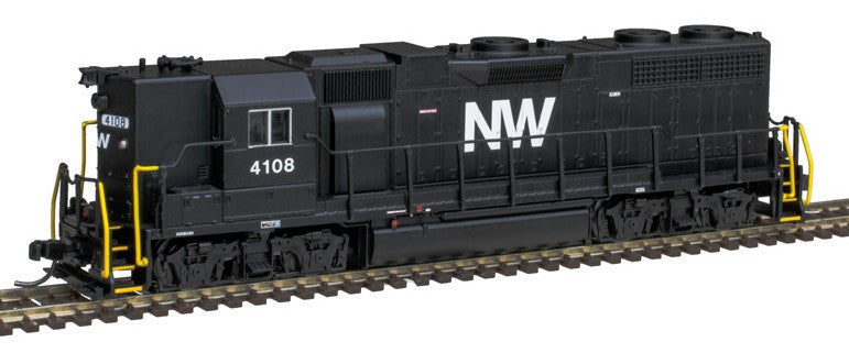 Atlas Master Gold Series N 40005636 DCC/ESU Loksound V5 Equipped EMD GP38 Locomotive Norfolk & Western NW #4127