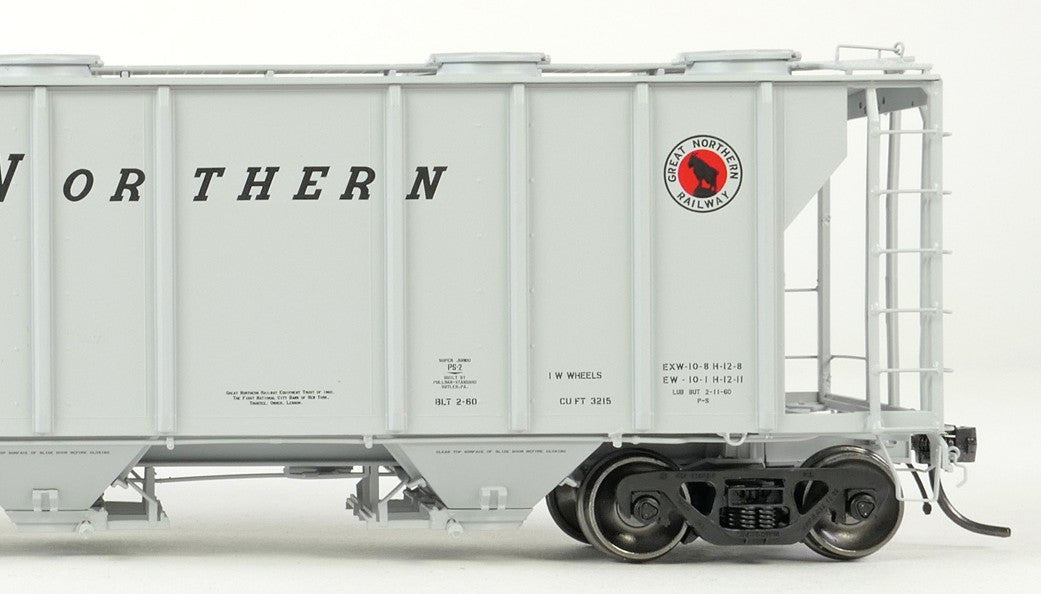 Tangent Scale Models HO 35011-08 PS-2 3215CuFt Covered Hopper Great Northern 'Delivery Gray 2-1960' GN #71540