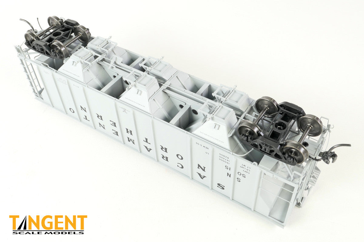 Tangent Scale Models HO 35014-04 PS-2 3215CuFt Covered Hopper Sacramento Northern 'Delivery Gray 5-1959' SN #5016