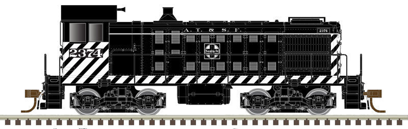 Atlas Master Silver Series N 40005690 DCC Ready Alco S-2 Locomotive Santa Fe ATSF #2388