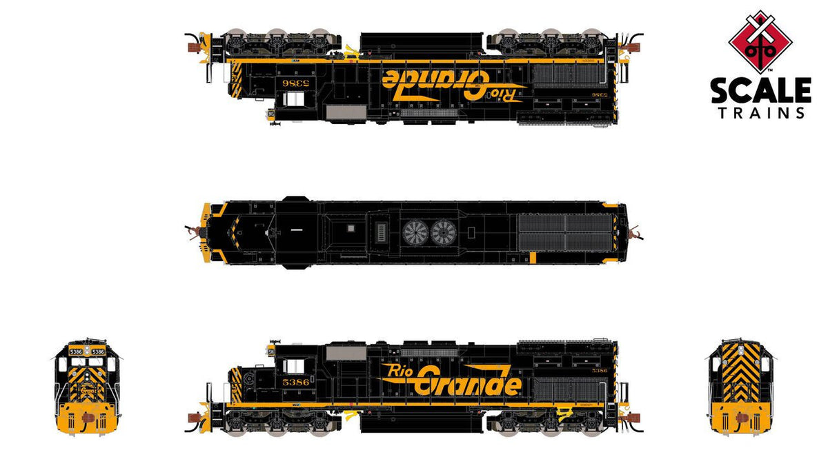 ScaleTrains Rivet Counter N SXT41046 DCC/ESU LokSound V5 EMD SD40T-2 Rio Grande As Delivered D&RGW #5395
