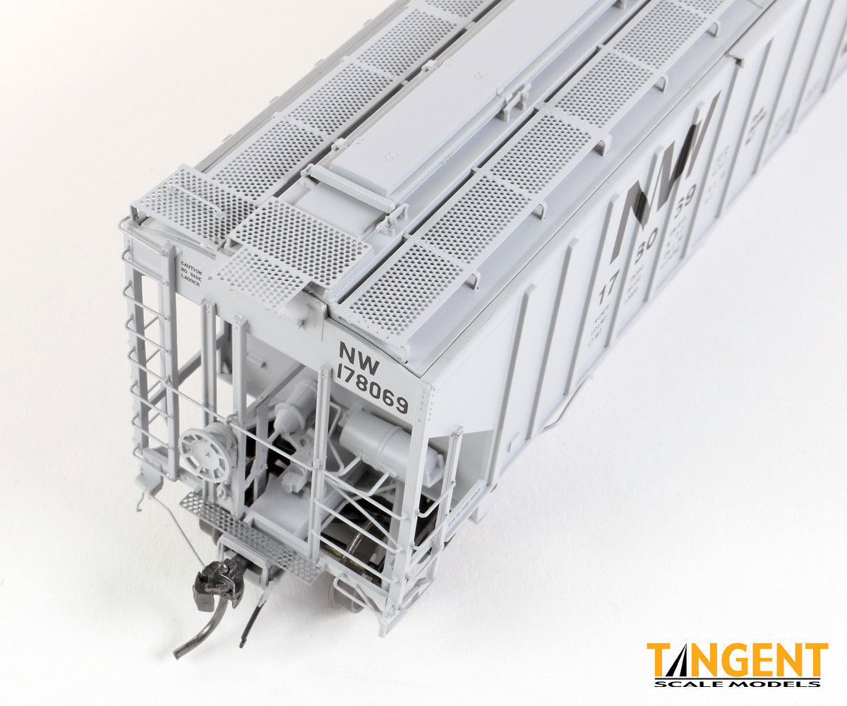 Tangent Scale Models HO 36221-10 NW Roanoke Shops 4750CuFt Covered Hopper Norfolk Western 'Delivery HC-71 1979' NW #178125