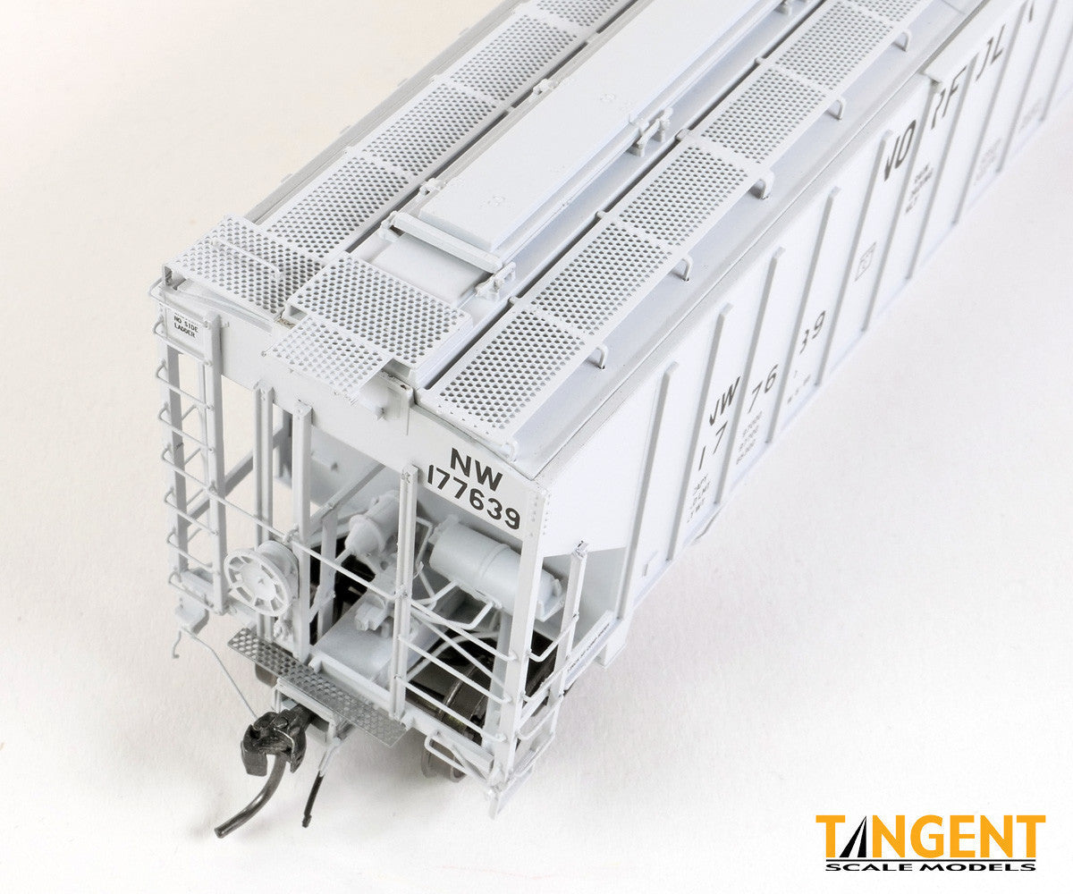 Tangent Scale Models HO 36222-05 NW Roanoke Shops 4750CuFt Covered Hopper Norfolk Western 'Claytor Repaint HC-71 1986+' NW #177359
