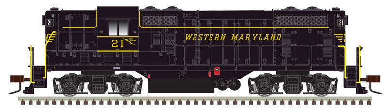 Atlas Classic Gold HO 10003962 DCC/ESU LokSound Select Equipped EMD GP7 Locomotive Western Maryland WM #23