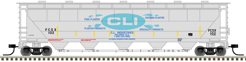 Atlas Master N 50005670 Trinity PD5000 Covered Hopper CLI Industries FCSX #104
