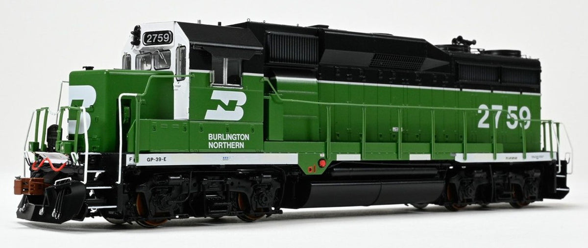 ScaleTrains Rivet Counter HO SXT40940 DCC Ready EMD GP39E Burlington Northern/White Face/Strobe Lights BN #2774