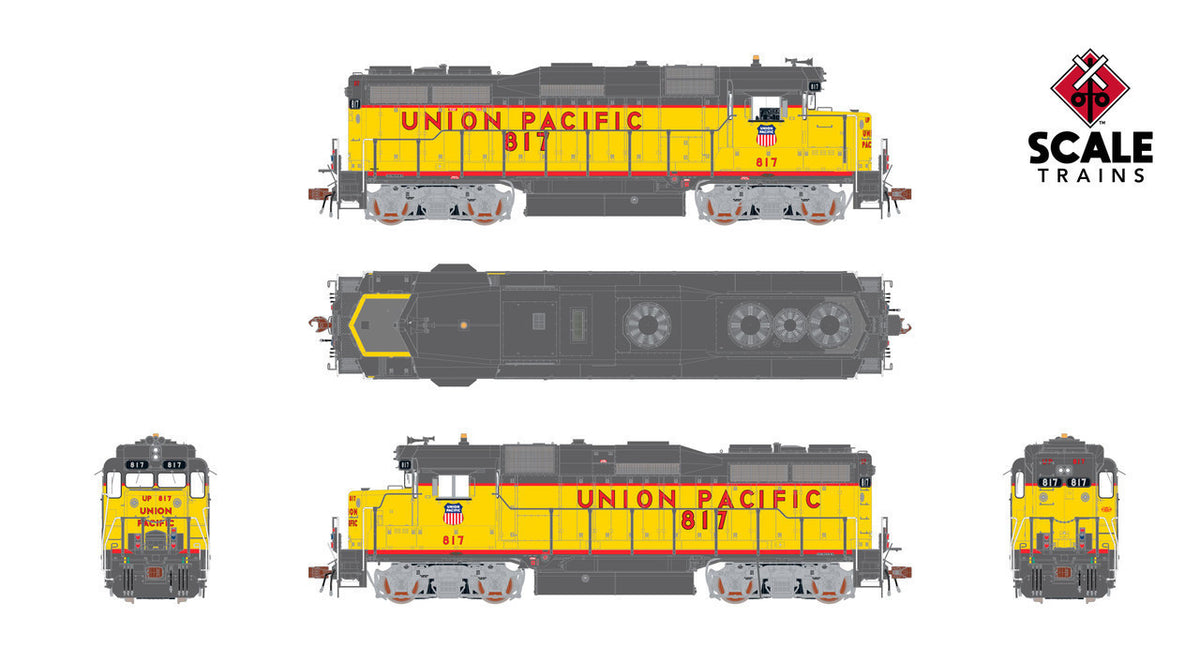 ScaleTrains Rivet Counter HO SXT40984 DCC Ready EMD GP30 Phase Ib2 Locomotive Union Pacific UP #842