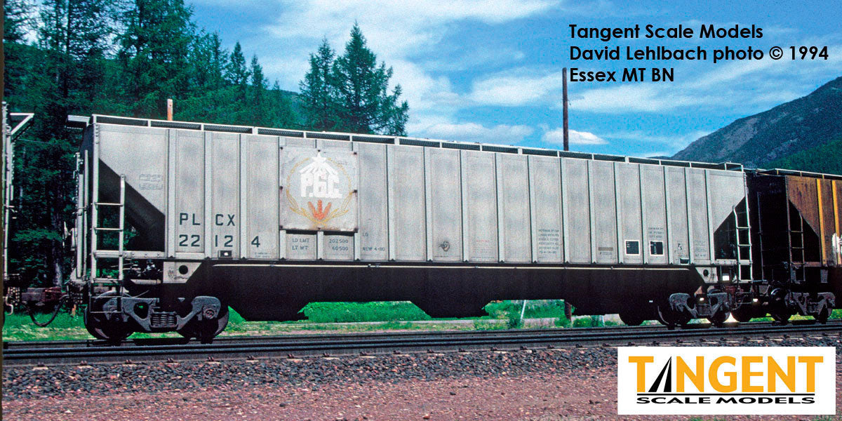 Tangent Scale Models HO 36366-05 PS4750 Covered Hopper Pullman Leasing Co Producer’s Grain 1980 PLCX #22288