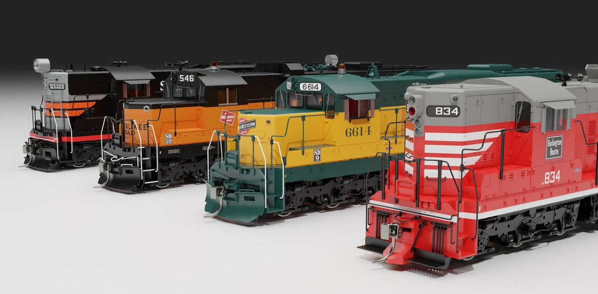 Rapido Trains Inc HO 50615 DCC/ESU Loksound V5 Equipped EMD SD9 Locomotive Baltimore & Ohio B&O #768