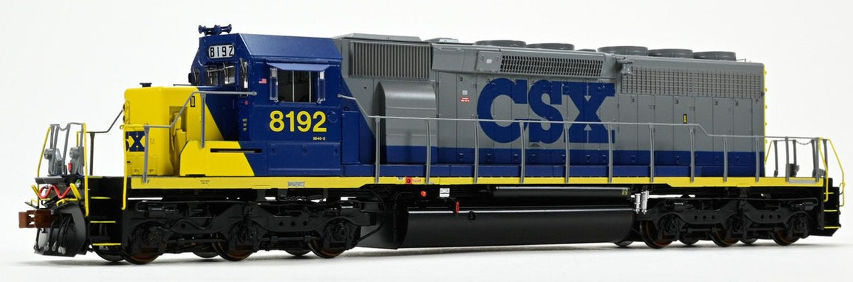 ScaleTrains Rivet Counter HO SXT40774 DCC Ready EMD SD40-2 Locomotive CSX YN2 Ditch Lights CSX #8199