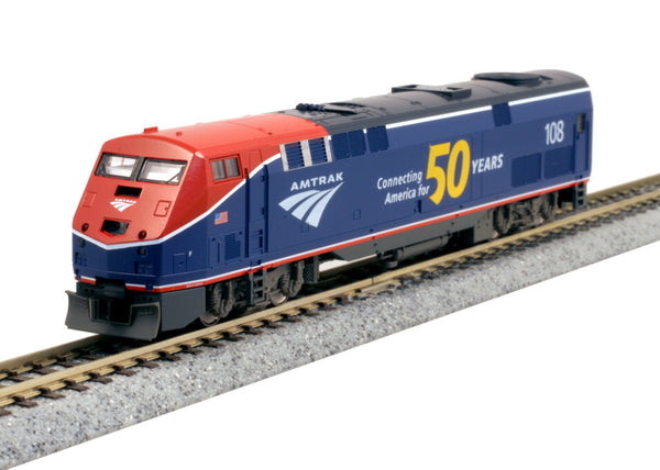 Kato N 176-6037 DCC Ready GE P42 Genesis Diesel Locomotive Amtrak