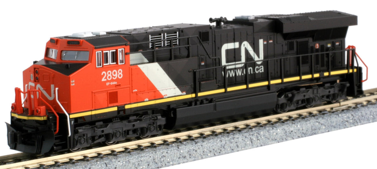 Kato N 176-8950-LS-DMW with DCC/ESU LokSound V5 GE ES44DC Canadian National 'Website' Logo CN #2899