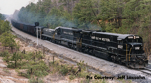 Rapido Trains Inc HO 42120 DCC Ready GE C36-7 Locomotive Norfolk & Western 'Claytor Scheme' NW #8527