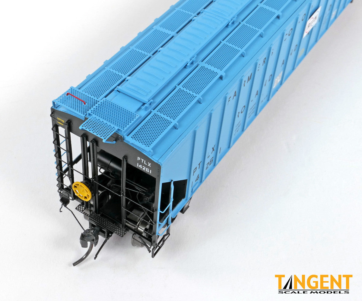 Tangent Scale Models HO 20078-03 PS4750 Covered Hopper Pullman Transport Leasing Company 'Roland & Nevada Iowa 1974' PTLX #14258