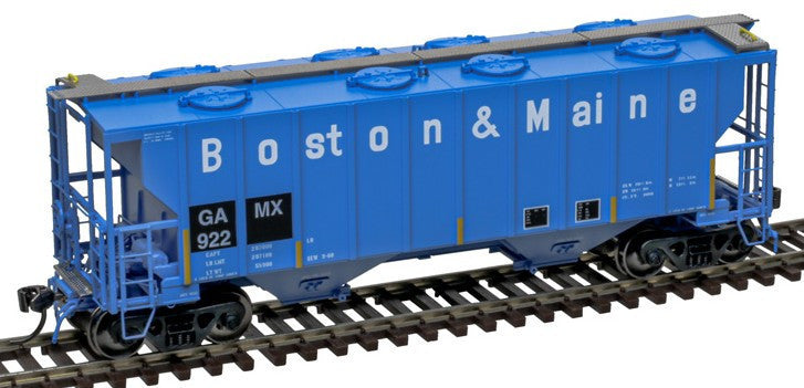 Atlas Master HO 20007694 Portec 3000 2-Bay Covered Hopper General American de Mexico 'Ex-B&M' GAMX #922