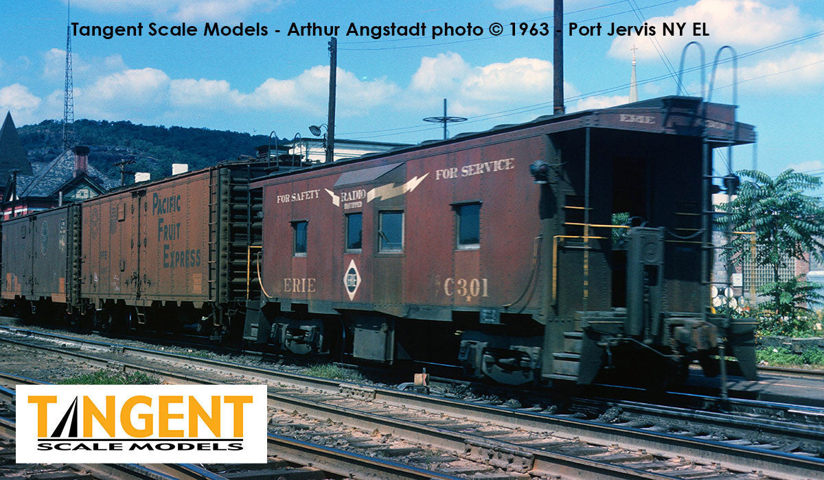 Tangent Scale Models HO 60710-04 Erie ICC Bay Window Caboose ERIE #C311