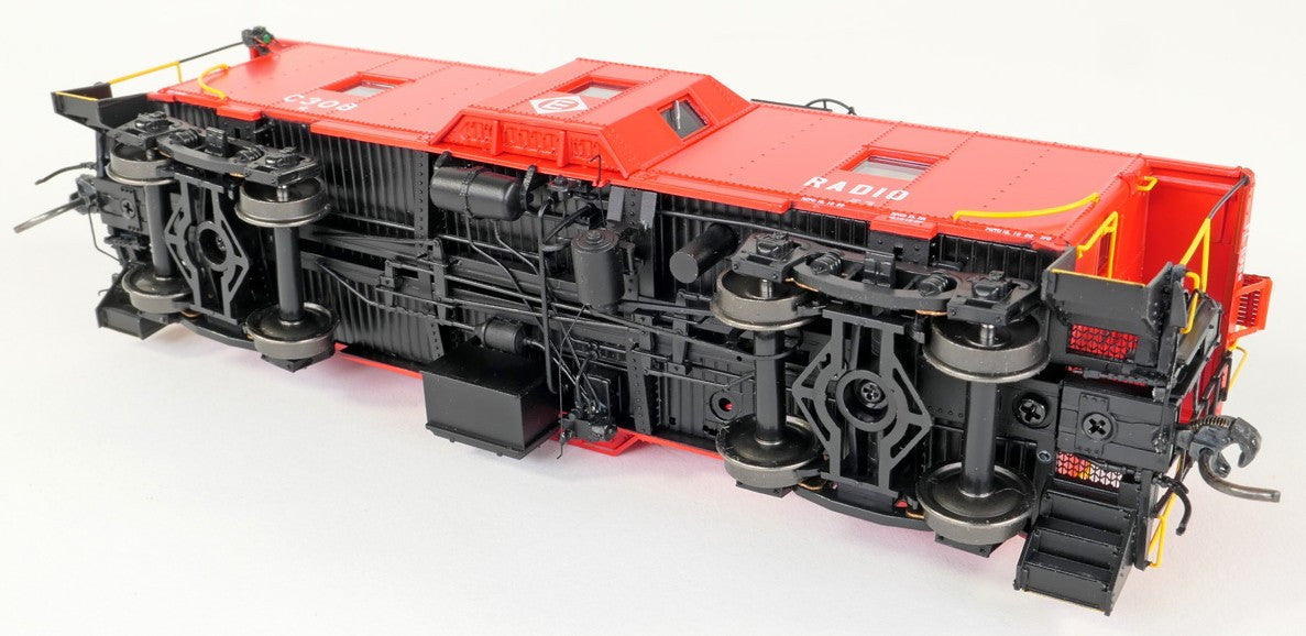 Tangent Scale Models HO 60711-03 Erie ICC Bay Window Caboose Erie Lackawanna 'Simplified Repaint 1966' EL #C329