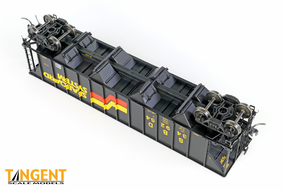 Tangent Scale Models HO 32018-11 Bethlehem Steel 3350CuFt Quad Coal Hopper Seaboard System 'Seaboard Repaint 1986+' SBD #349479