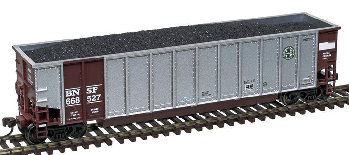Atlas Trainman HO 20007706 Aluminum Coal Gondola w/Load BNSF Railway BNSF #668527