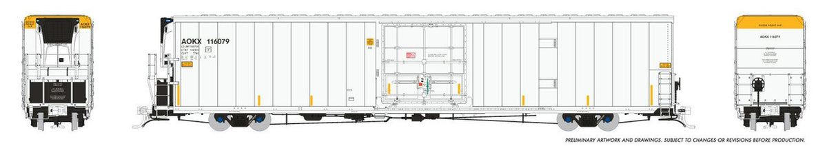Rapido Trains Inc HO 167506A Greenbrier 7780cuft Reefer w/Sound Union Pacific AOKX Single Car