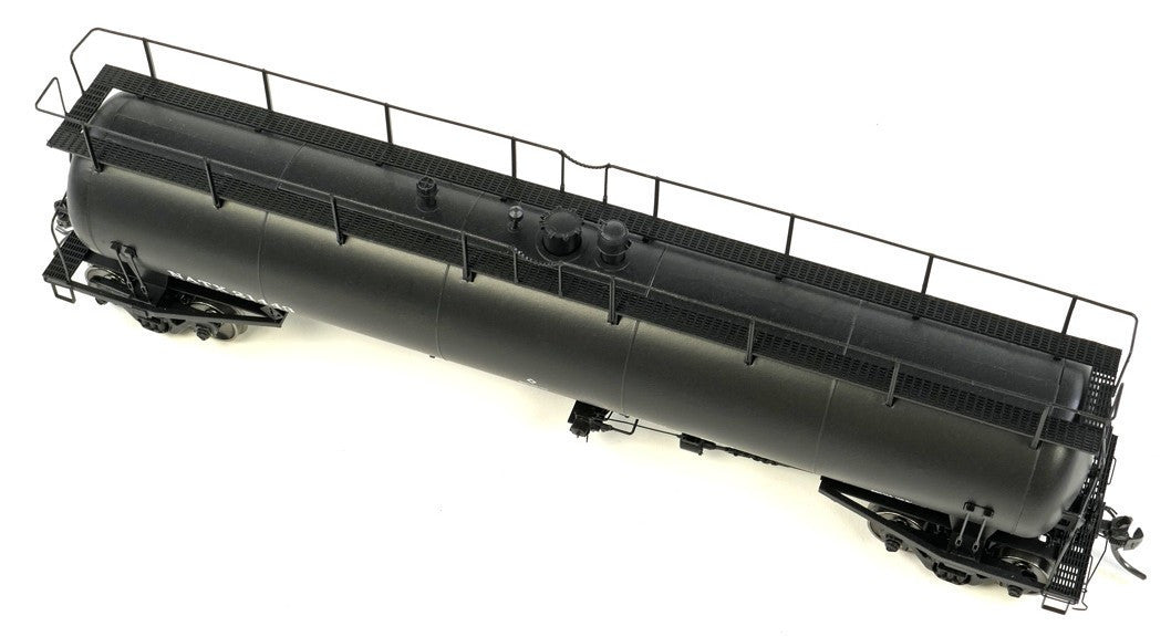 Tangent Scale Models HO 31013-04 NACC 1963-Design 20,500 Gallon Non-Insulated Tank Car 'Black Lease Repaint 1990+' NATX #21446