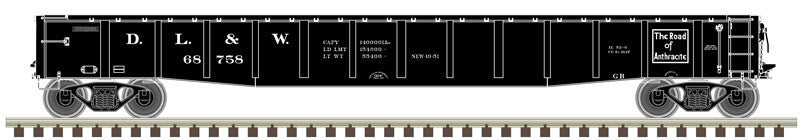 Atlas Master N 50006410 ACF 70-Ton 52' Gondola Delaware, Lackawanna and Western DL&W #68910