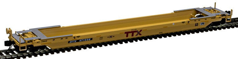 Atlas Master N 50007043 53' Rebuilt Well Car TTX 'Next Load Any Road' Logo DTTX #475902