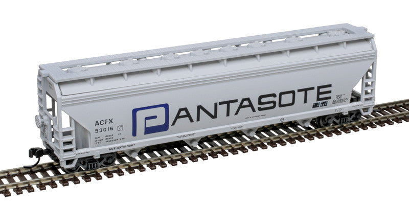Atlas Trainman N 50007116 ACF 5250 4-Bay Centerflow Covered Hopper Pantasote ACFX #57269