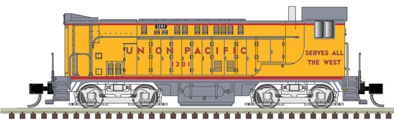 Atlas Master Gold Series N 40005986 DCC/ESU LokSound V5 Equipped Baldwin VO-1000 Locomotive Union Pacific UP #1205