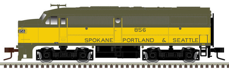 Atlas Master Gold Series N 40005103 DCC/ESU LokSound V5 Equipped Alco FA-1 w/ Large Numberboards Spokane Portland & Seattle SP&S #864