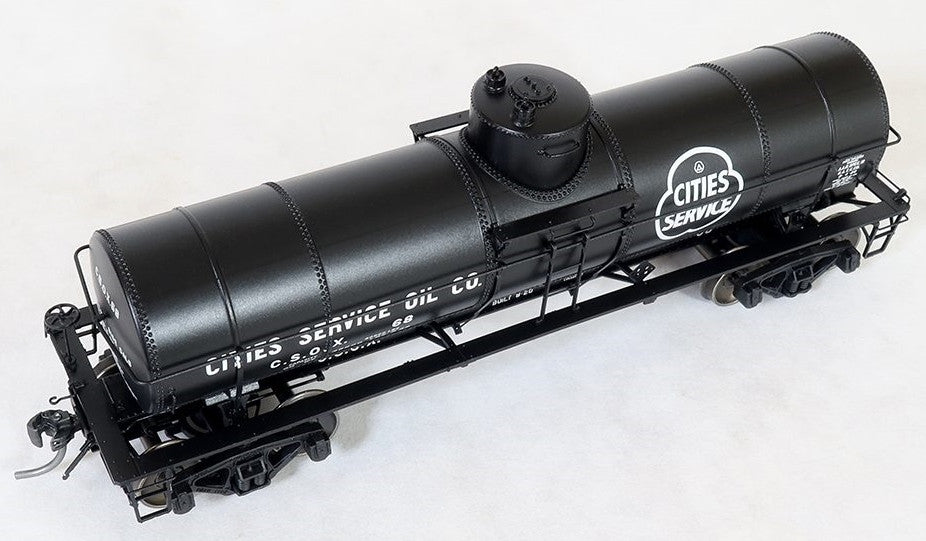 Tangent Scale Models HO 19024-04 General American GATC 8,000 Gallon 1917-Design Radial Course Tank Car 'Cities Service Oil (Penn) 1937+' CSOX #72