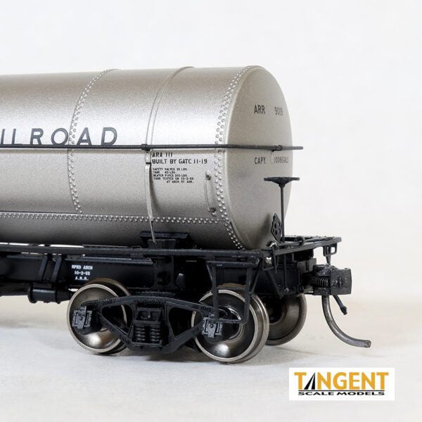Tangent Scale Models HO 19066-03 General American 1917-design 10,000 Gallon Insulated Tank Car Alaska Railroad '1955+' ARR #9014