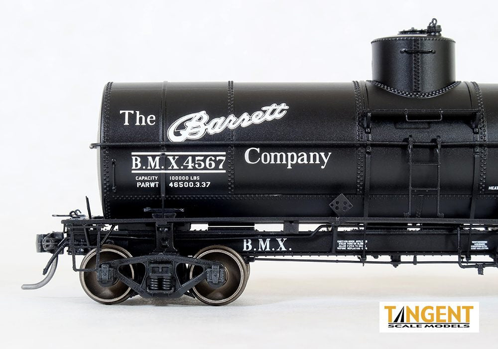 Tangent Scale Models HO 19067-05 General American 1917-design 10,000 Gallon Insulated Tank Car Barrett Tarvia '1938+' BMX #4567