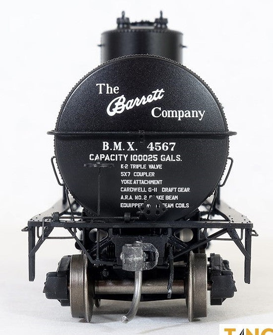 Tangent Scale Models HO 19067-03 General American 1917-design 10,000 Gallon Insulated Tank Car Barrett Tarvia '1938+' BMX #4562