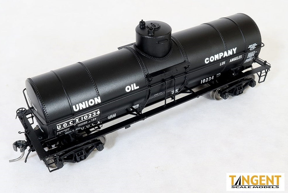 Tangent Scale Models HO 19072-12 General American 1917-design 10,000 Gallon Insulated Tank Car 'Union Oil of California 1937+' UOCX #10242