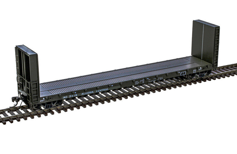 Atlas Master HO 20007088 51'6" Bulkhead Flatcar Algoma Central AC #2412