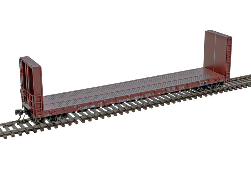 Atlas Master HO 20007095 51'6" Bulkhead Flatcar Canadian National CN #603154