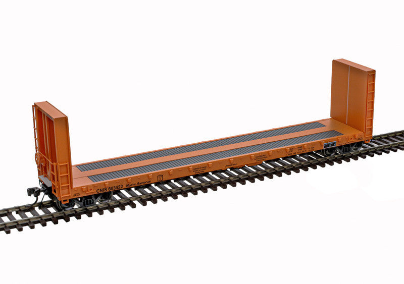 Atlas Master HO 20007098 51'6" Bulkhead Flatcar Canadian National International Service CNIS #603417