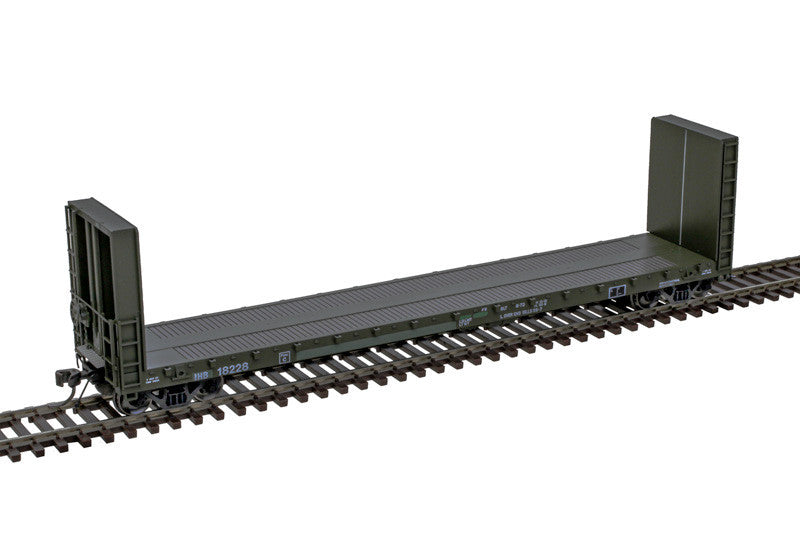 Atlas Master HO 20007104 51'6" Bulkhead Flatcar Indiana Harbor Belt IHB #18325