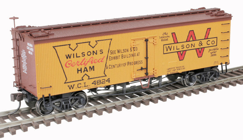 Atlas Master HO 20007203 36' Wood Reefer Wilson Packing Certified Ham WCL #4824