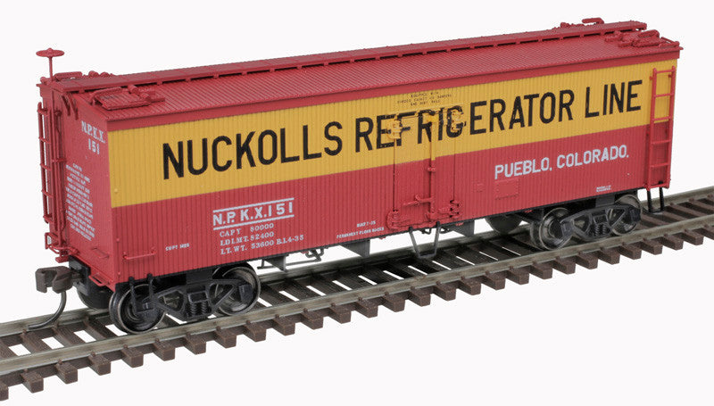 Atlas Master HO 20007207 36' Wood Reefer Nuckoll's NPKX #151