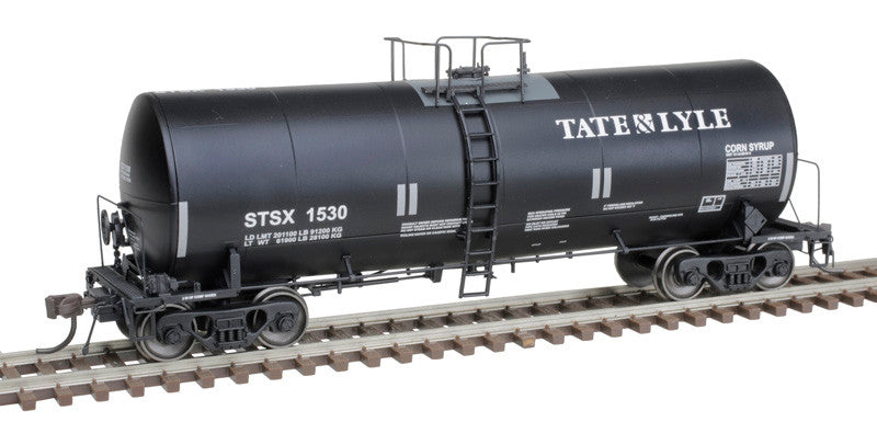 Atlas Master HO 20007212 Trinity 17,600-Gallon Corn Syrup Tank Car w/Conspicuity Stripes Tate & Lyle STSX #1530